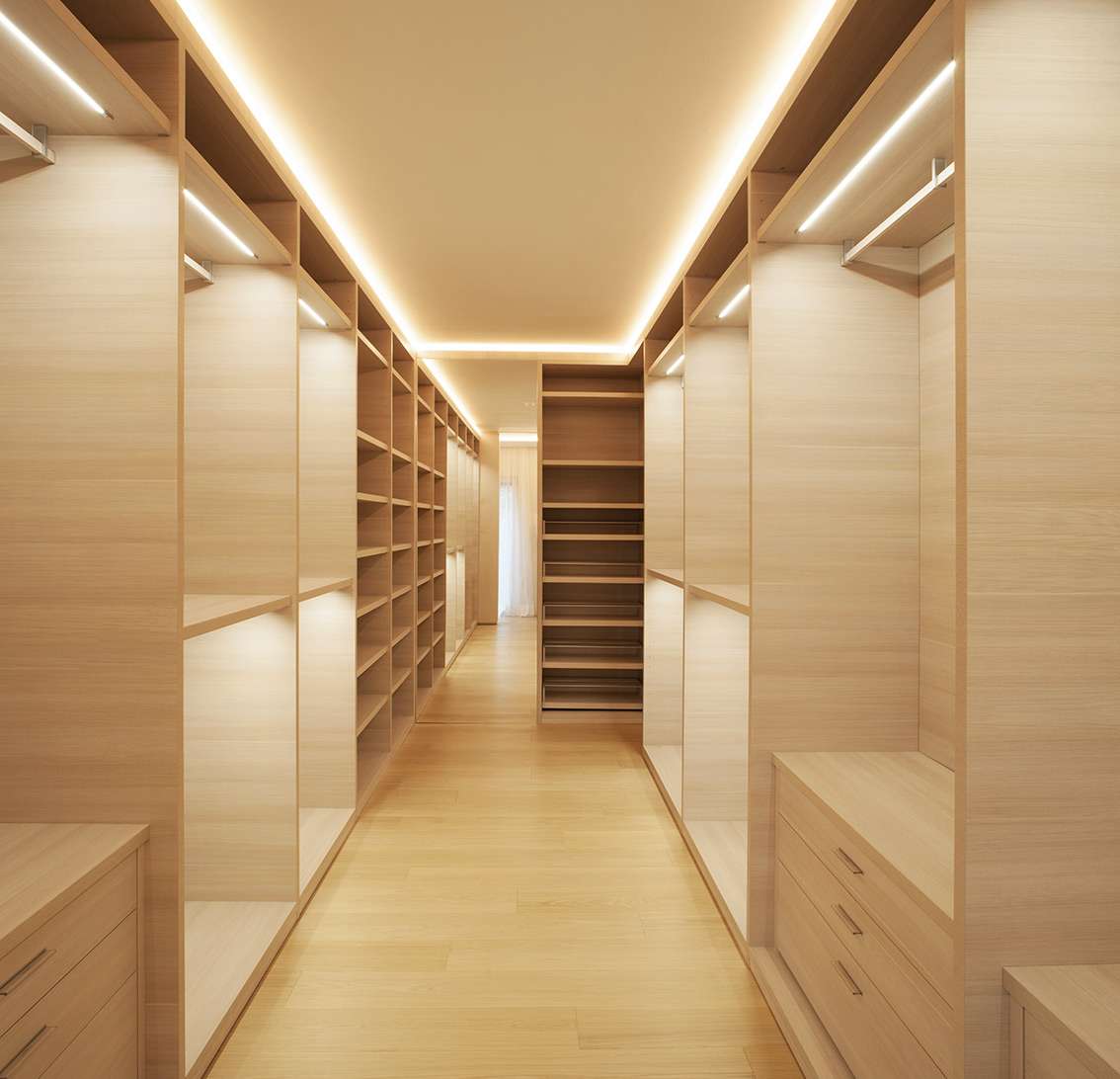 central london bespoke fitted walk in wardrobe built by carpenters