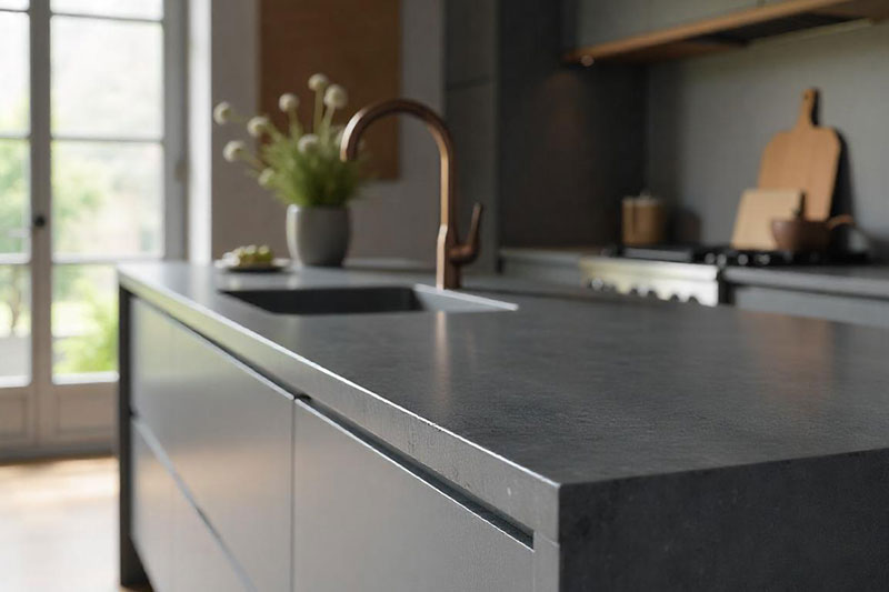 kitchen worktop concrete