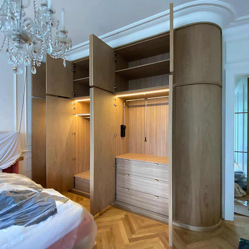 Curved Fitted Wardrobe London