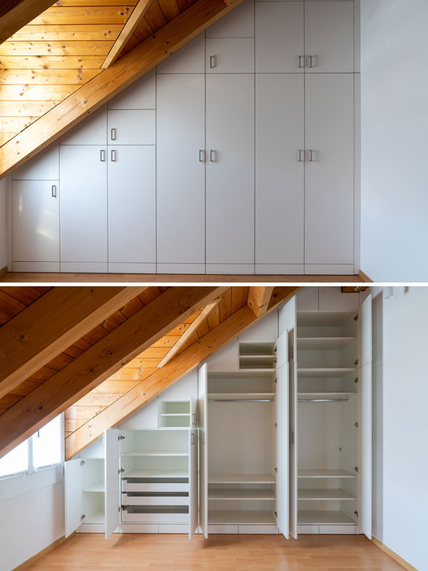 fitted attic wardrobes