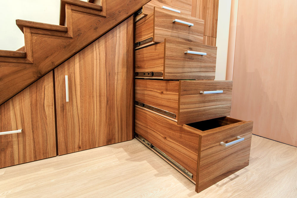 under stairs drawers