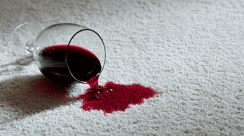 carpet or wood - carpet Harder to Clean