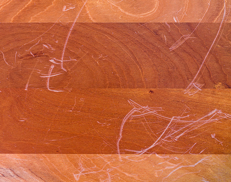 scratched wood flooring