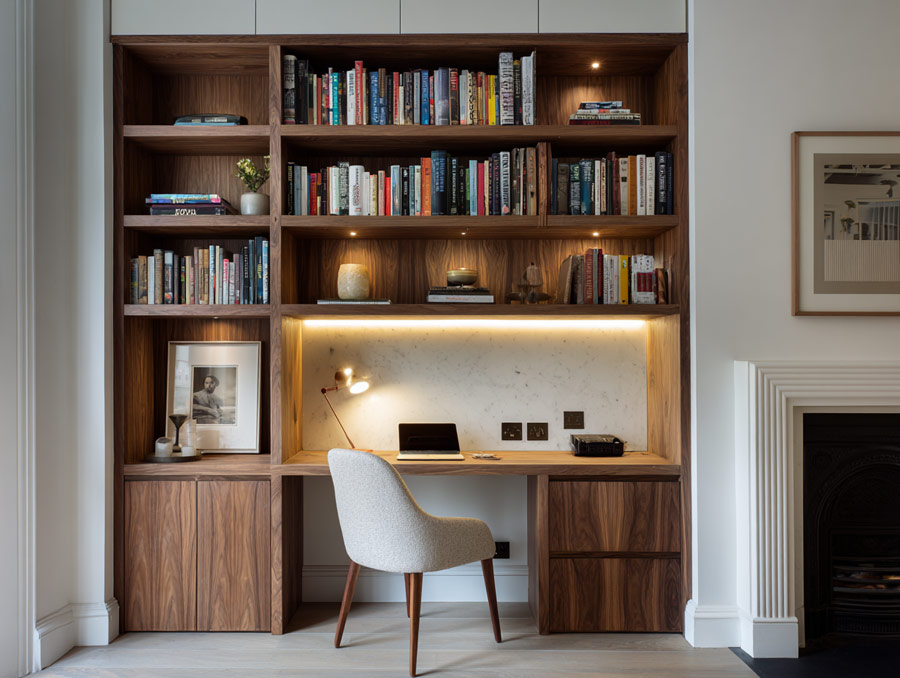 alcove alcove office space living room