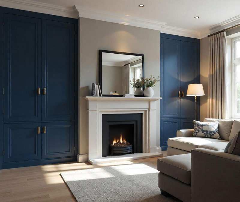 how to build a fitted wardrobe in an alcove