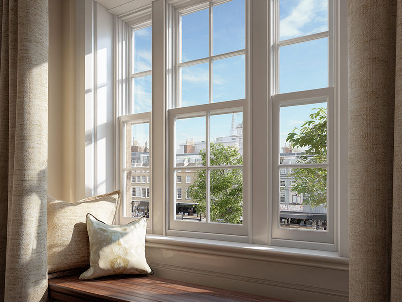 double hung window