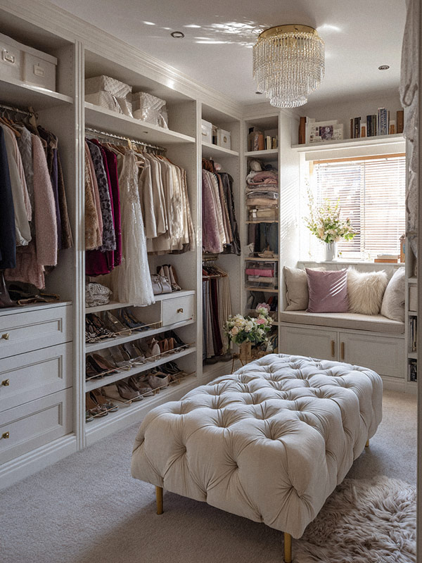 luxury walk in wardrobes