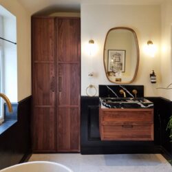 Bathroom fitted wardrobe